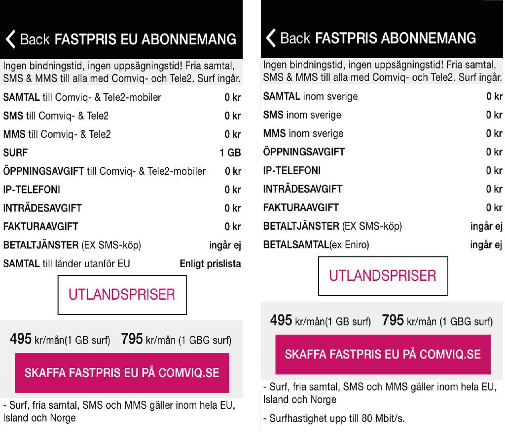 7.3.2 Orginalapplikationen migrerad till Iphone