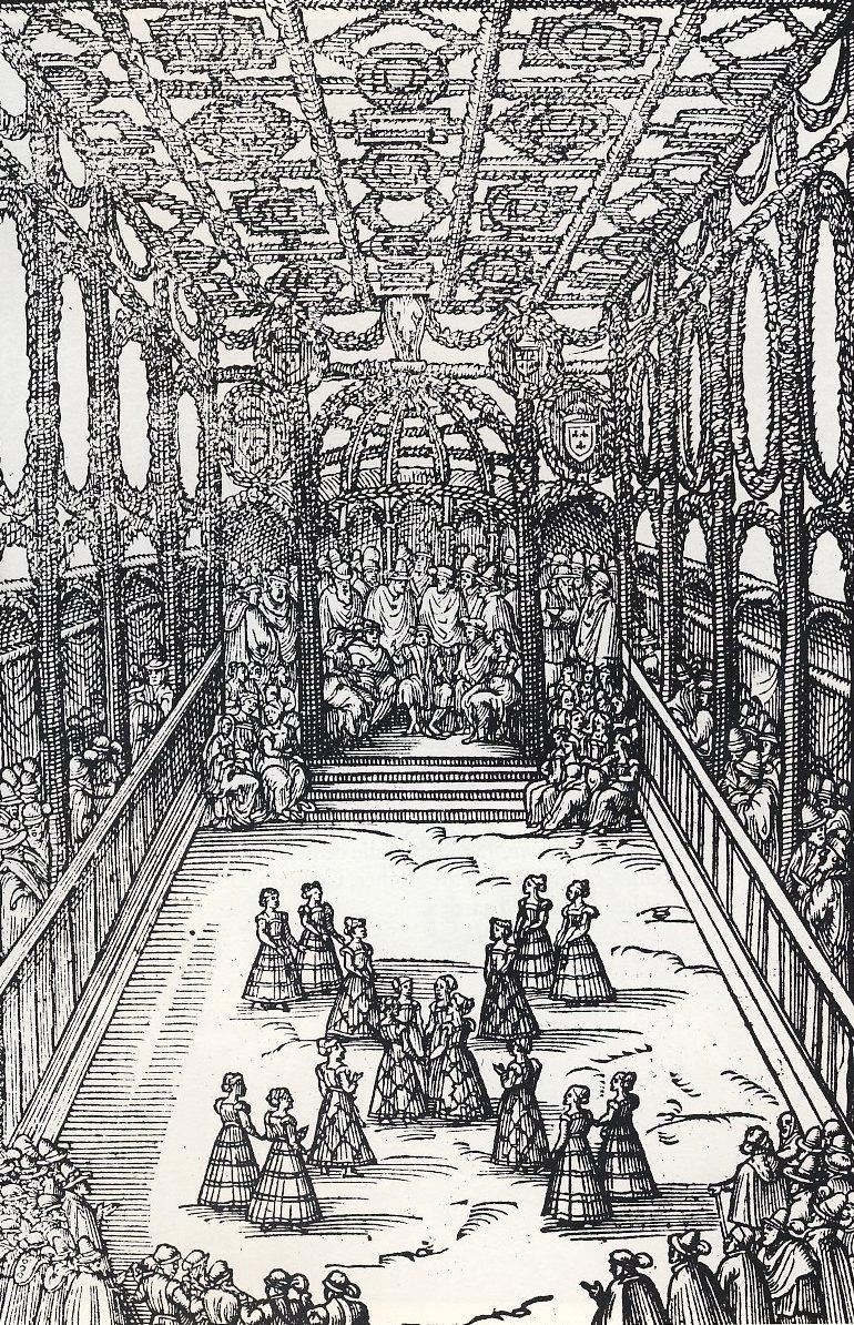 Fördjupningsövning - skapa en hovbalett 1. Berätta för barnen att under 1600-talet var det vanligt att man använde mönster på golvet för att skapa danser. Dessa mönster kunde ha en speciell betydelse.