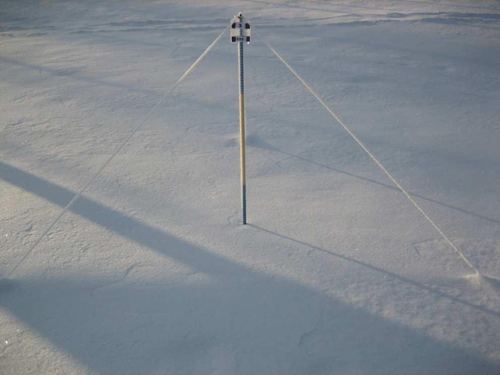 Mätning av snö Snödjup: summering av daglig