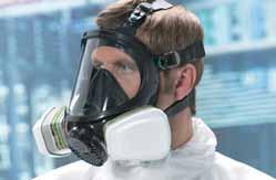 Helmasken 7907S från 3M kan även användas med 3M tryckluftssystem S-200 för ökad bekvämlighet och fl exibilitet.