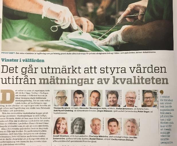 Förtroende Uppmärksammat SKL:s tillgänglighetsmätningar som visar att