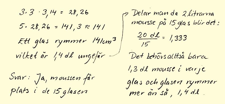 (1/2) De två sista elevarbetena visar följande MVG-kvaliteter: MVG-kvalitet Visar säkerhet i problemlösning och beräkningar Formulerar och utvecklar problem, använder generella strategier vid