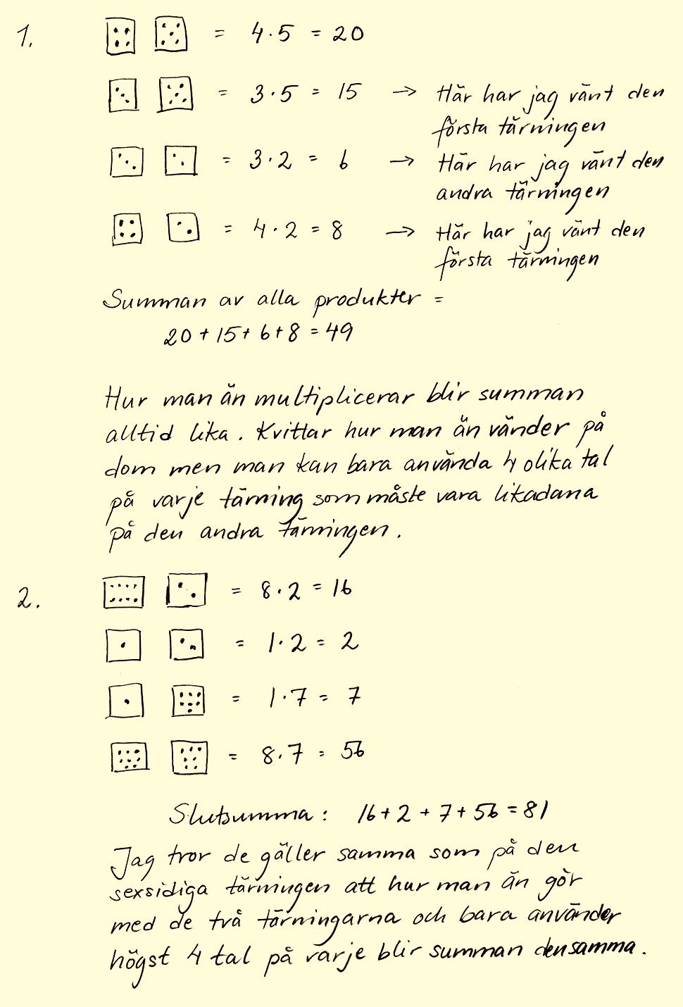 Elevarbete B Bedömning elevarbete B Namn: Kvalitativa nivåer Förståelse och metod Poäng Motiveringar 1/0 Eleven gör endast ett försök med