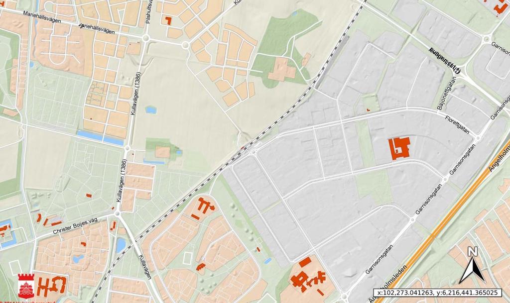 Dnr:386/2015 Detaljplan för del av fastigheten Gamla staden 3:1 med flera, Maria station Helsingborgs stad Planområdets läge Planbeskrivning Upprättad den 27 november 2015 SAMORDNAT
