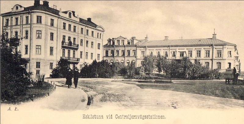 CENTRALJERNVÄGSSTATIONEN 1901 JÄRNVÄGSPLAN IDAG År 1901 utgjorde