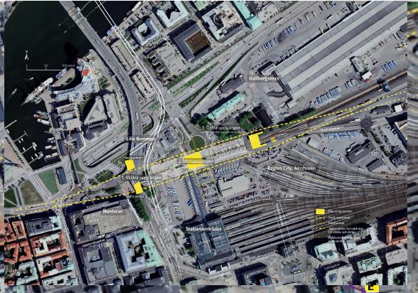 rivningarna i Vasastan. Halvtimmesköerna när Hisingsbron varit öppen. Stoppen i linbanan. Buslivet i Hagastationen. Utflyttningen till Alingsås, Varberg, Kalmar.