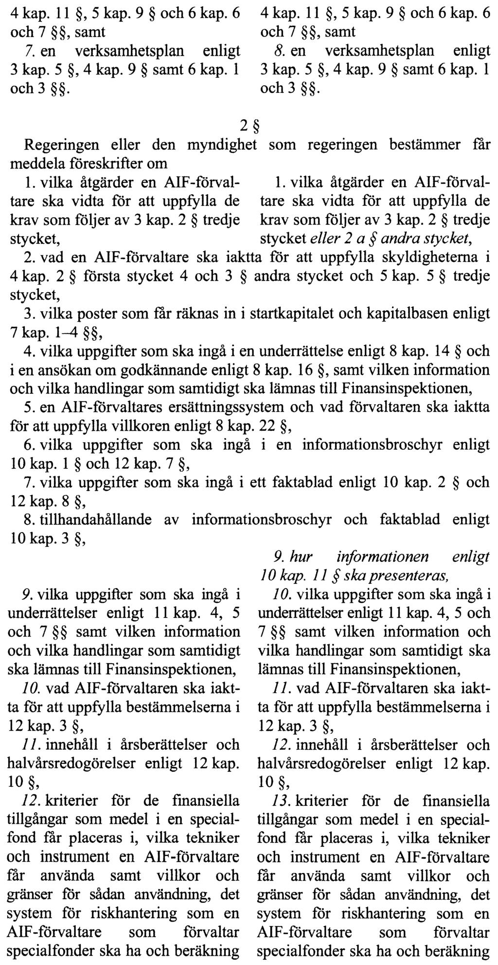 REGERINGENS LAGFÖRSLAG