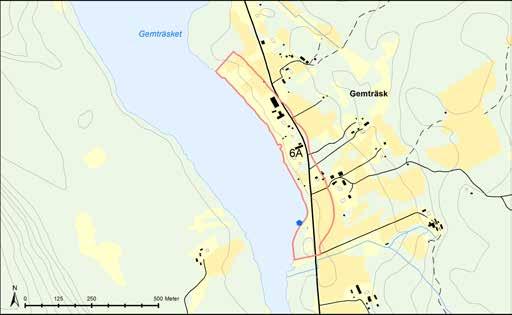 Område 6A Gemträsk Växt- och djurliv samt naturmiljö LIS-område 6A utgörs av den silt- och morändominerade östra stranden av Gemträsket.