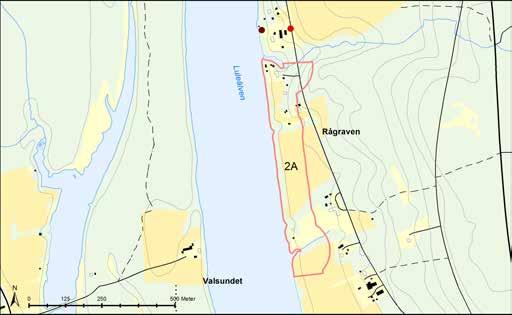 Område 2A Rågraven Växt- och djurliv samt naturmiljö LIS-område 2A är ett mindre område vid Luleälvens östra strand.