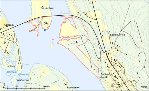 Område 3A Harads Växt- och djurliv samt naturmiljö LIS-område 3A består av det gamla färjeläget vid udden söder om Bodträsk-forsvägen samt södra delen av Prästholmen.