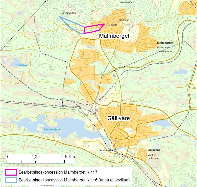 möjlighet att skapa en process där varsamt nyttjande av naturens resurser och långsiktig hållbarhet präglar vägen mot det nya Gällivare. (Källa: www.gellivare.