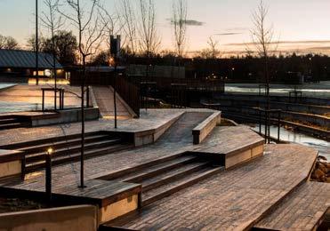 Strandpromenaden En viktig mötesplats i Vårby udde kommer vara strandpromenaden som i sig kommer utgöra en serie av mindre mötesplatser.