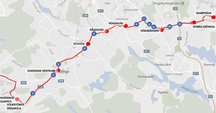 10(25) 3 Förslag till åtgärder Förslag till åtgärder för att främja framkomligheten längs stråken innehåller både paket med åtgärder där åtgärderna är beroende av varandra och enskilda åtgärder som