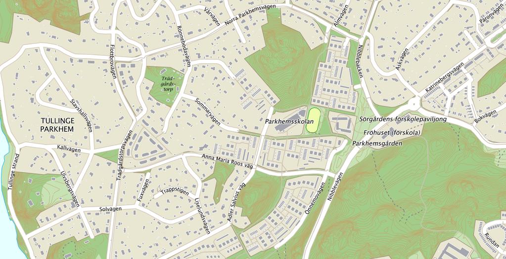 Befintlig och föreslagen hundrastgård