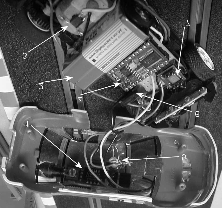 3 IMPLEMENTERING Industriprojekt ISY Figur 5: Kretsschema för bilens elektronik