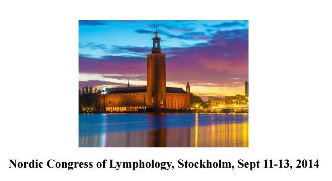 2014 anordnade Svensk Förening för Lymfologi med många internationella och nationella talare inom fyra