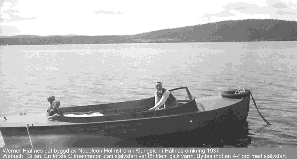 2 Bildkavalkad Båtliv, Dalarna Sunnanäng och Uppland Öregrund Pappa skaffade en motorbåt under senare delen av 1930-talet.