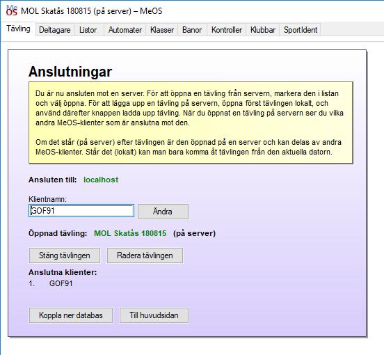 Ta bort den lokala kopian av tävlingen på GOF91 För att man i fortsättningen inte