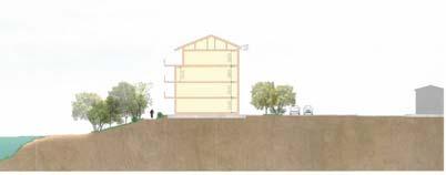 Området blir tydligt funktionsuppdelat, allra tydligast genom dess stora parkeringsyta som motverkar en livfull och trygg stadsmiljö.