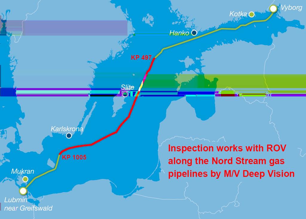 2016-10-06 6 Nr 619 Undersökning av gasledningar Nord Stream. Publ. 1 oktober 2016 * 11583 Sjökort: 6145 Sverige. Norra Östersjön. Stockholms skärgård. Nämdöfjärden.