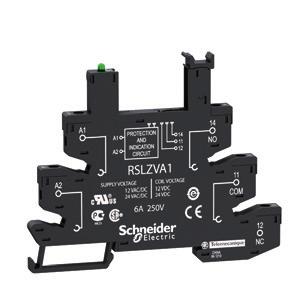 Elektromekaniska reläer Zelio Relay RXG, RSL och RXM RXG interfacereläer Typ RXG reläer utan låsbar testknapp RXG reläer med låsbar testknapp Kontakt 1 CO 2 CO 1 CO 2 CO Ström 10 A 5 A 10 A 5 A