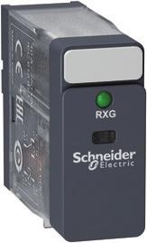 E-nummerguide till Zelio Reläer Valguide 2016 Elektromekaniska interfacereläer Zelio Relay RXG RXG reläer utan låsbar testknapp RXG15RD - RXG15JD 4001490 RXG15BD 4001491 RXG15ED - RXG15ND - RXG15FD -