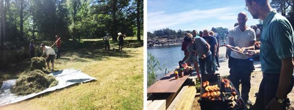 Skötseldagar 16 juni och 11 augusti Skötseldagen i juni, helgen innan midsommar, bjöd på soligt väder och bra uppslutning.