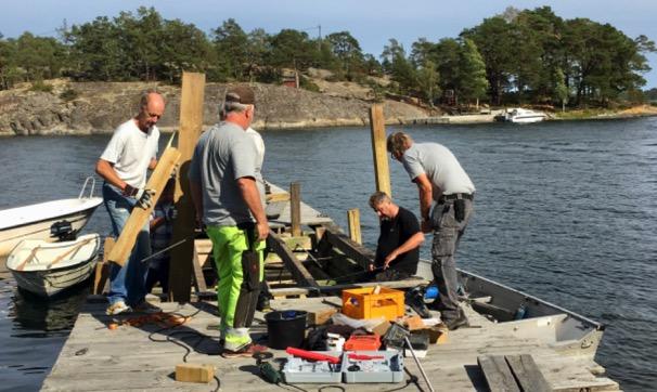 Den redan i juni ihållande sommarvärmen gjorde att orken hos de flesta tog slut efter 3 timmar, därför tidigarelades korvgrillningen som även den var välbesökt, välbehövlig och trevlig.
