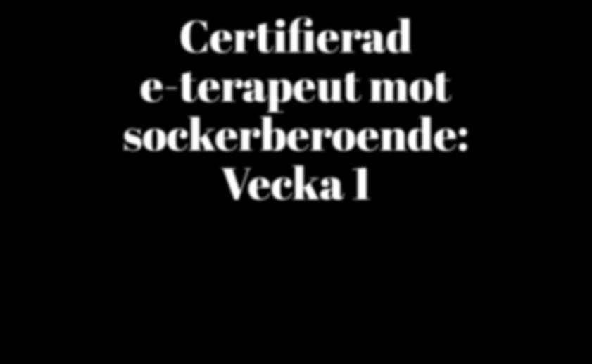 sockerberoende: