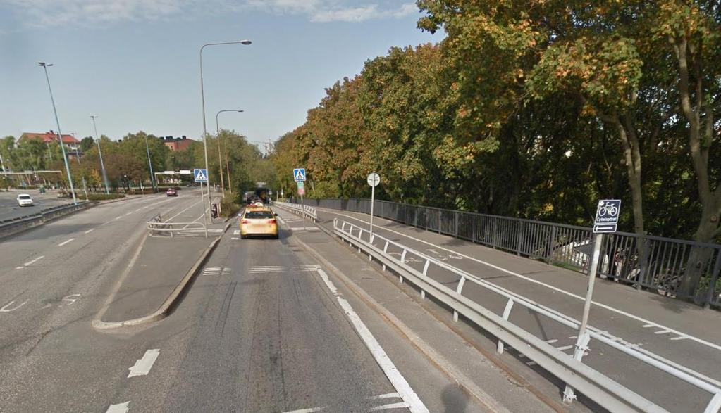Trafikkontoret 2015-11-28 Sida 3 (12) av varandra. Breddningen av cykelbanan längs Norr Mälarstrand och Rålambshovsvägen beslutades av trafiknämnden i april 2015 och genomförs för närvarande.