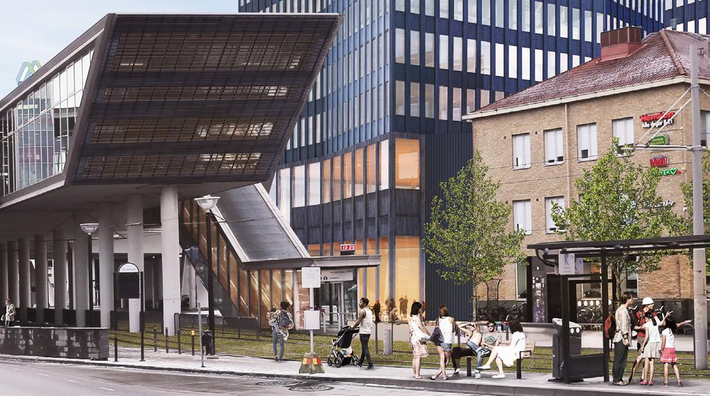 5 Sockel Sockelvåningen som sträcker sig över plan