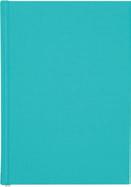92 7230 00, Anteckningsbok svart linnetextil olinjerad, A4, 90 g, 96 blad. FSC.