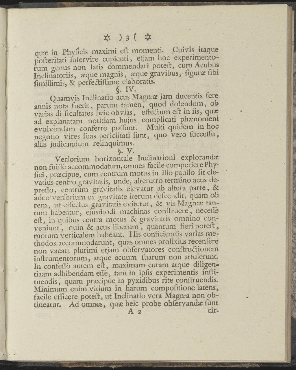 ) 3 ( qute in Phyficis maximi eft momenti.