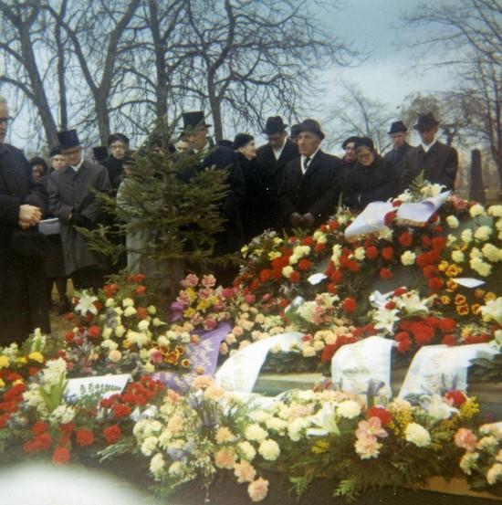 Albert Deréhns begravning 1970.