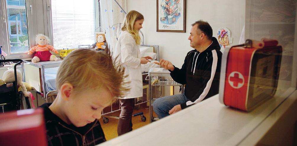 UTVECKLINGSOMRÅDEN Lekterapin är en viktig verksamhet på Drottning Silvias barn- och ungdomssjukhus i Göteborg.