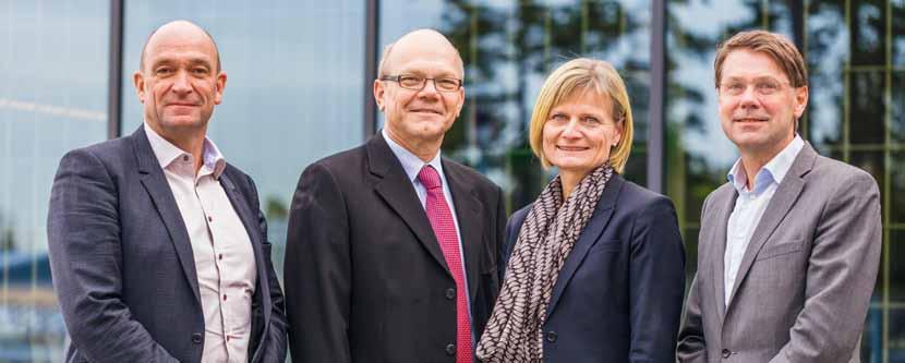 Bolagsstyrning Styrelsen i Deltaco AB från vänster: Björn Abild, Arne Myhrman, Charlotte Hansson och Jonas Mårtensson Deltaco AB, org.nr.