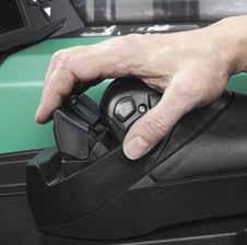 SDS-system (Sensitive Drive System) ger exakt reglering av stativet och trucken så att du får exakt, jämn gång och stabila köregenskaper.
