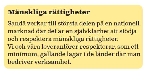 Risker dåligt eller inte alls beskrivna Många hänvisar också till koncernrapport 3.