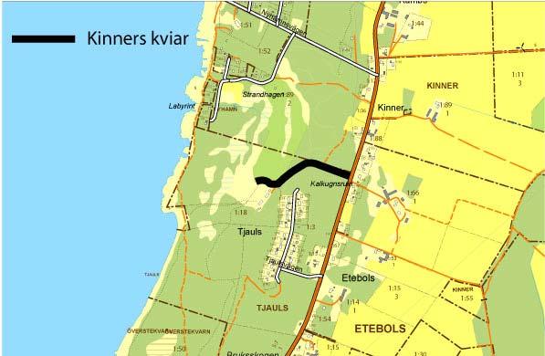 Au 296 Dnr 103148 Lummelunda Kinners kviar - Vägnamn 1. Vägnamnen Kinners kviar fastställs. 2. Uppsättning av vägnamnskyltar och kostnaden för detta skall ombesörjas av vägförening eller berörda fastighetsägare.