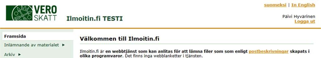 De olika faserna när filer skickas in