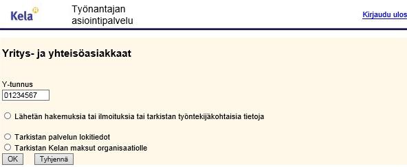 Kontrollera inskickat material - Logga in på e-tjänsten för arbetsgivare 1 2 3 Om du har beviljats auktorisering av flera organisationer ska du välja rätt FOnummer.