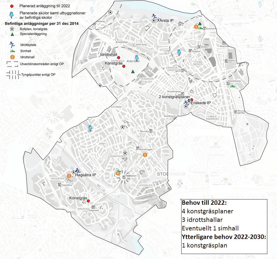 Enskede-Årsta-Vantör stadsdelsnämndområde Befolkningen i Enskede-Årsta- Vantör beräknas öka mest av alla stadsdelsnämndsområden.