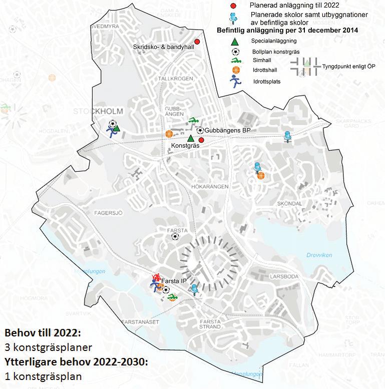 Farsta stadsdelsnämndområde I Farsta väntas antalet barn och ungdomar mellan 7 20 år växa från knappt 8 000 till 1 1 000 år 2030.