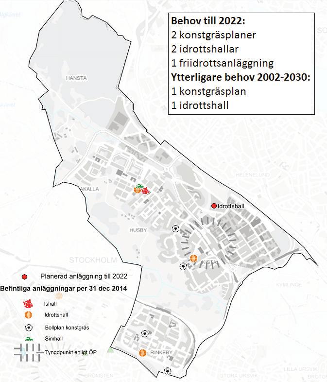 Rinkeby-Kista stadsdelsnämndområde Rinkeby-Kista förväntas öka med cirka 1 000 barn och unga fram till 2022 och sedan med ytterligare 1 000 till år 2030.