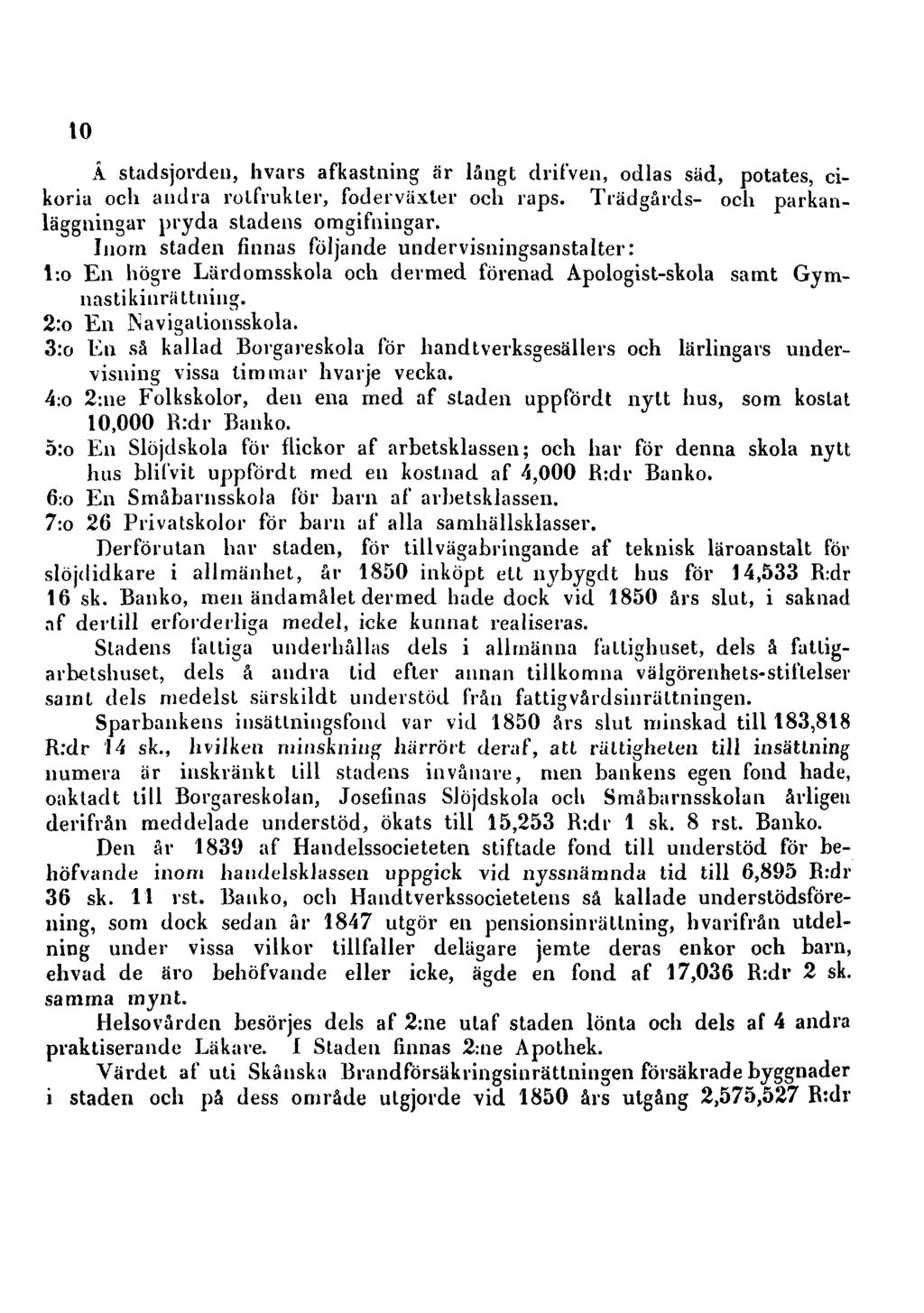 10 Å stadsjorden, hvars afkastning är långt drifven, odlas säd, potates, cikoria och andra rolfrukler, foderväxter och raps. Trädgårds- och parkanläggningar pryda stadens omgifningar.