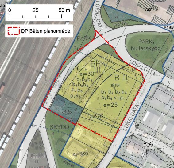 Gällande detaljplaner Området är reglerat genom detaljplan A196 (antagen 2005-09-27). Genomförandetiden gick ut 2015-10-27.