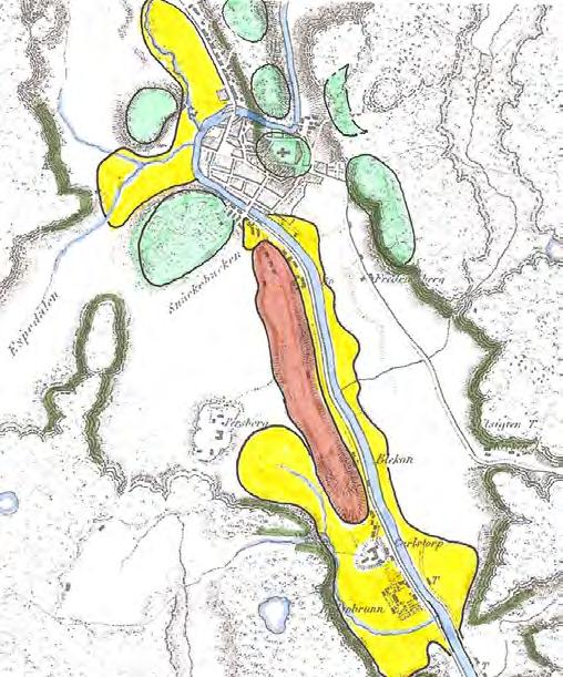 DEL 3: Ronneby kommuns grönstruktur RONNEBY STAD Ronneby stad Ronneby fick sina första stadspriviligerier 1387 och blev den första staden i den då danskstyrda regionen.