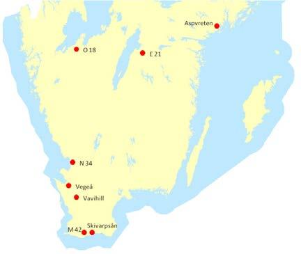 Institutionen för vatten och miljö 1 Introduktion Inom ramen för det nationella miljöövervakningsprogrammet pågår sedan 2002 undersökningar av jordbrukets påverkan på miljön med avseende på