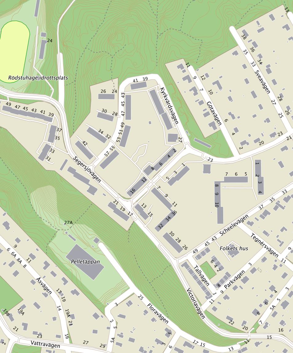 Hundrastgård Uttran Skala 1:3200