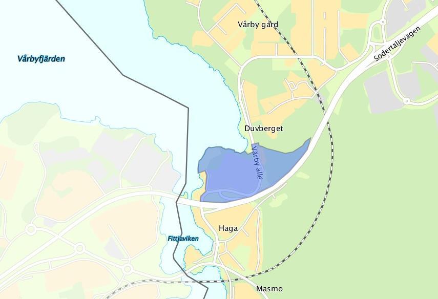 På andra sidan Fittjaviken finns planer på omvandling av befintligt industriområde till bostadsområde. Området ligger ca 300-400 meter väster om området.